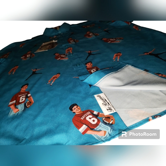 RSVLTS Saved By The Bell Mens Beach Slater Shirt - Picture 7 of 7